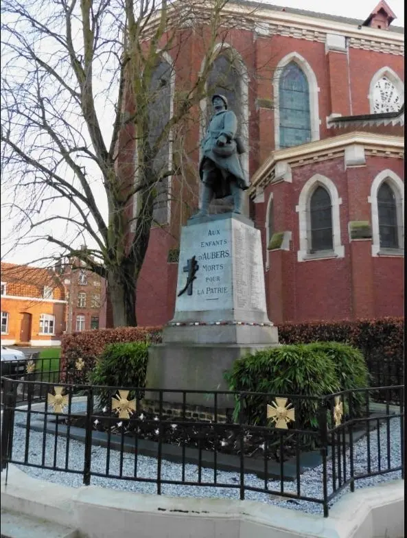 Aubers, le monument aux morts
