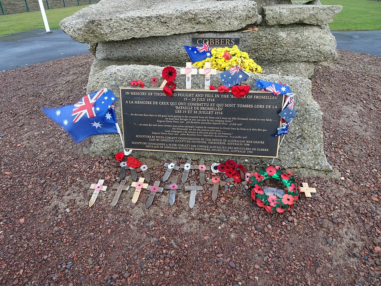 Australian Memorial Park at Fromelles Nord (département français).