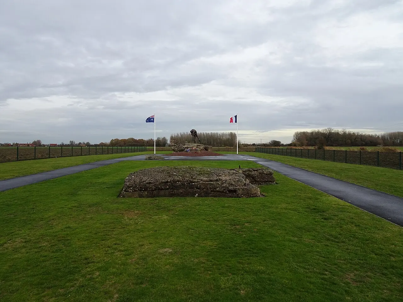 Australian Memorial Park at Fromelles Nord (département français).