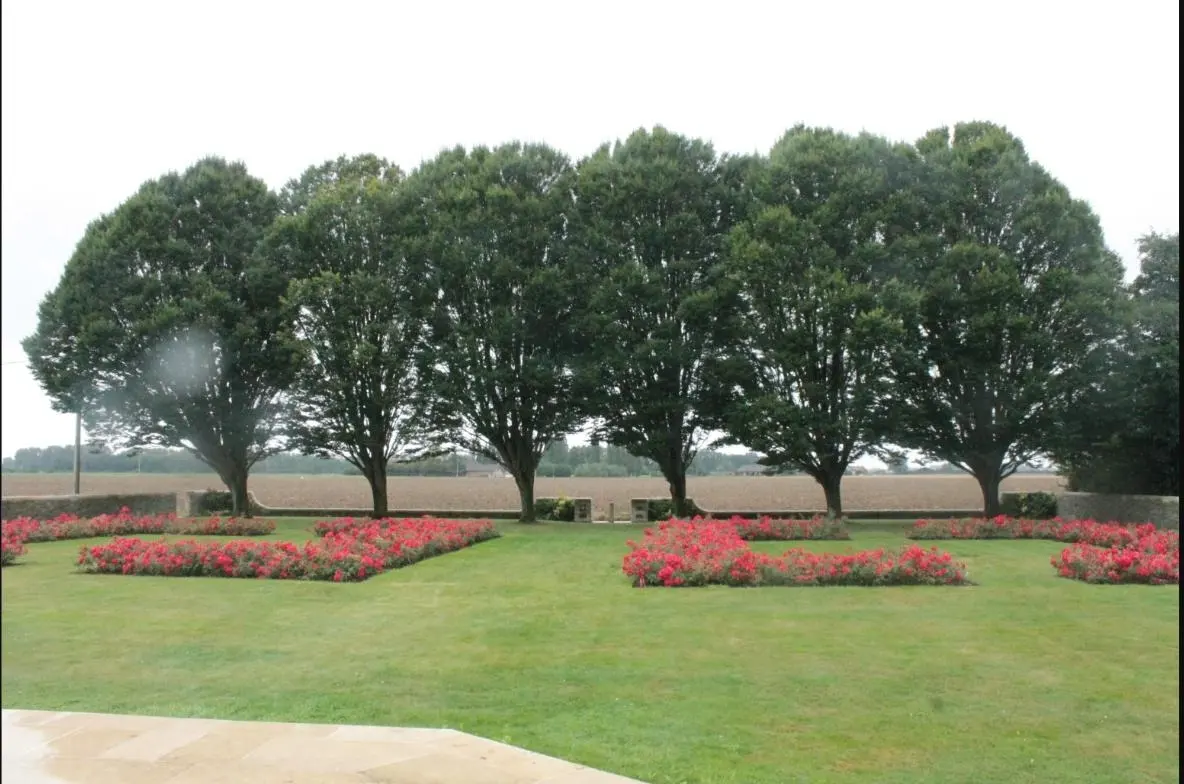 The burial areas at VC Corner Australian Cemetery