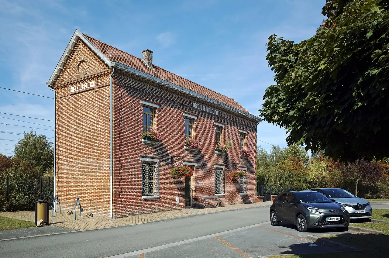 L’ancienne gare de Sequedin.