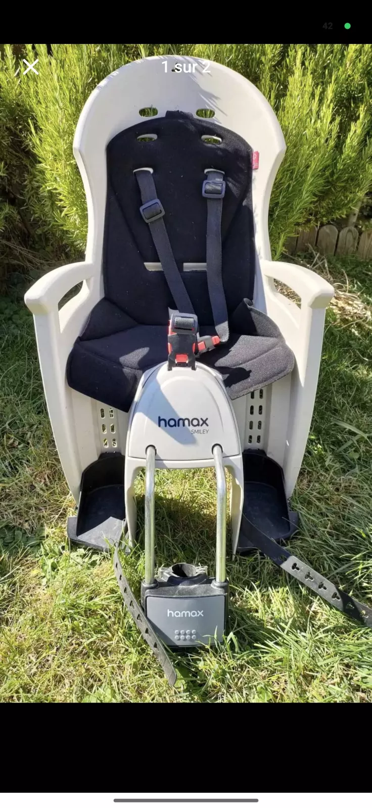 Porte bébé vélo