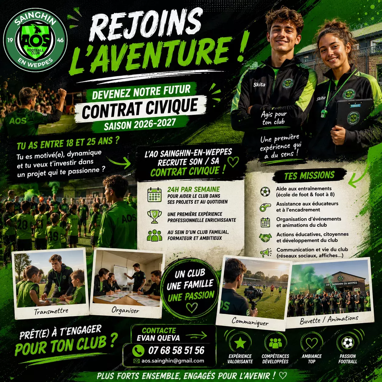 🚀⚽ 𝗧𝗨 𝗔𝗦 𝗘𝗡𝗧𝗥𝗘 𝟭𝟴 𝗘𝗧 𝟮𝟱 𝗔𝗡𝗦 ? 𝗘𝗡𝗩𝗜𝗘 𝗗𝗘 𝗧’𝗜𝗡𝗩𝗘𝗦𝗧𝗜𝗥 𝗗𝗔𝗡𝗦 𝗨𝗡 𝗣𝗥𝗢𝗝𝗘𝗧 𝗤𝗨𝗜 𝗔 𝗗𝗨 𝗦𝗘𝗡𝗦 ? 💚