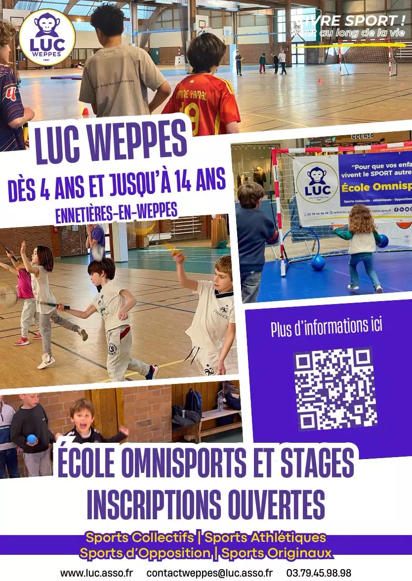 Stages Multisports 4-14 ans