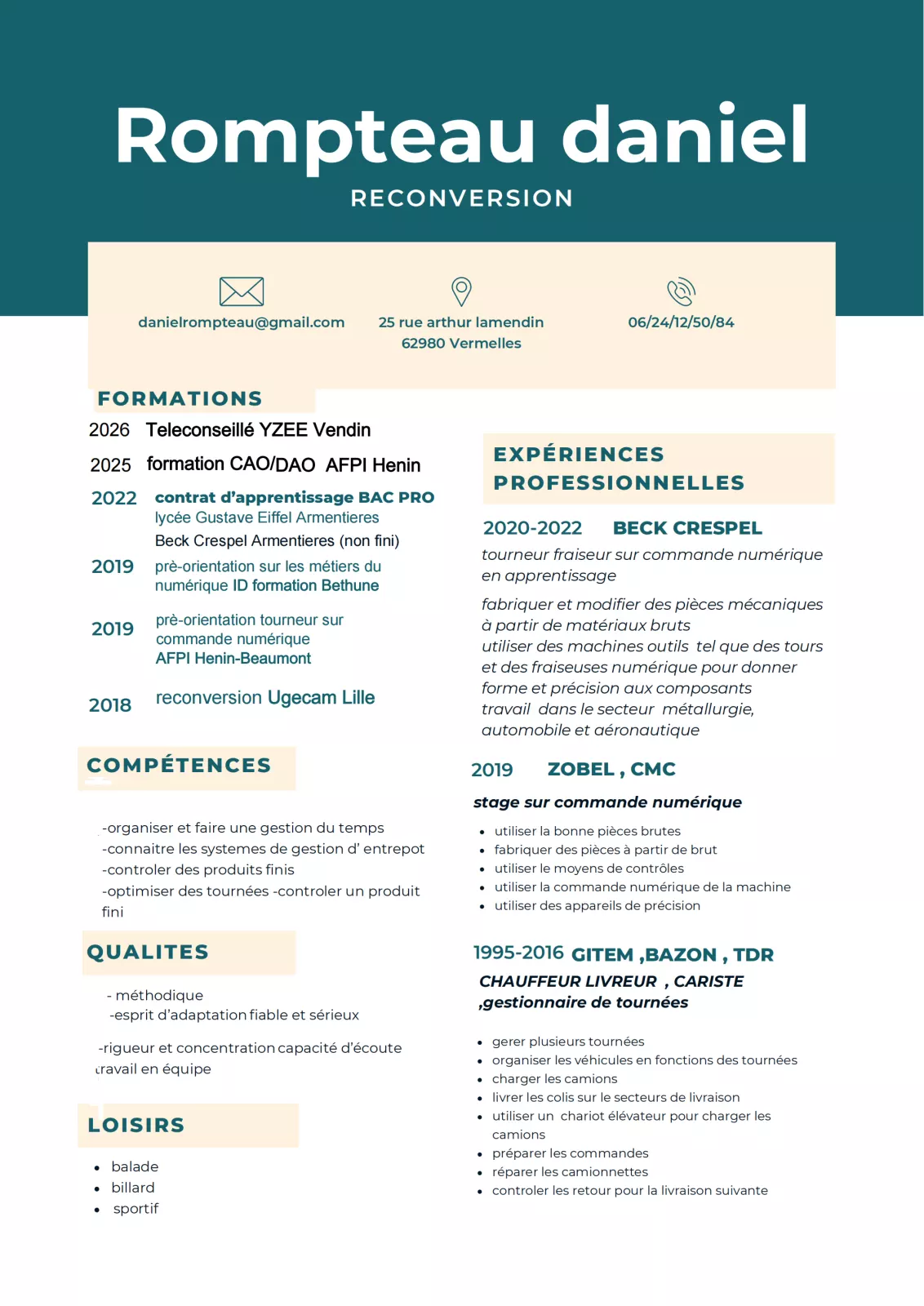 emploi pour travailleur handicapé