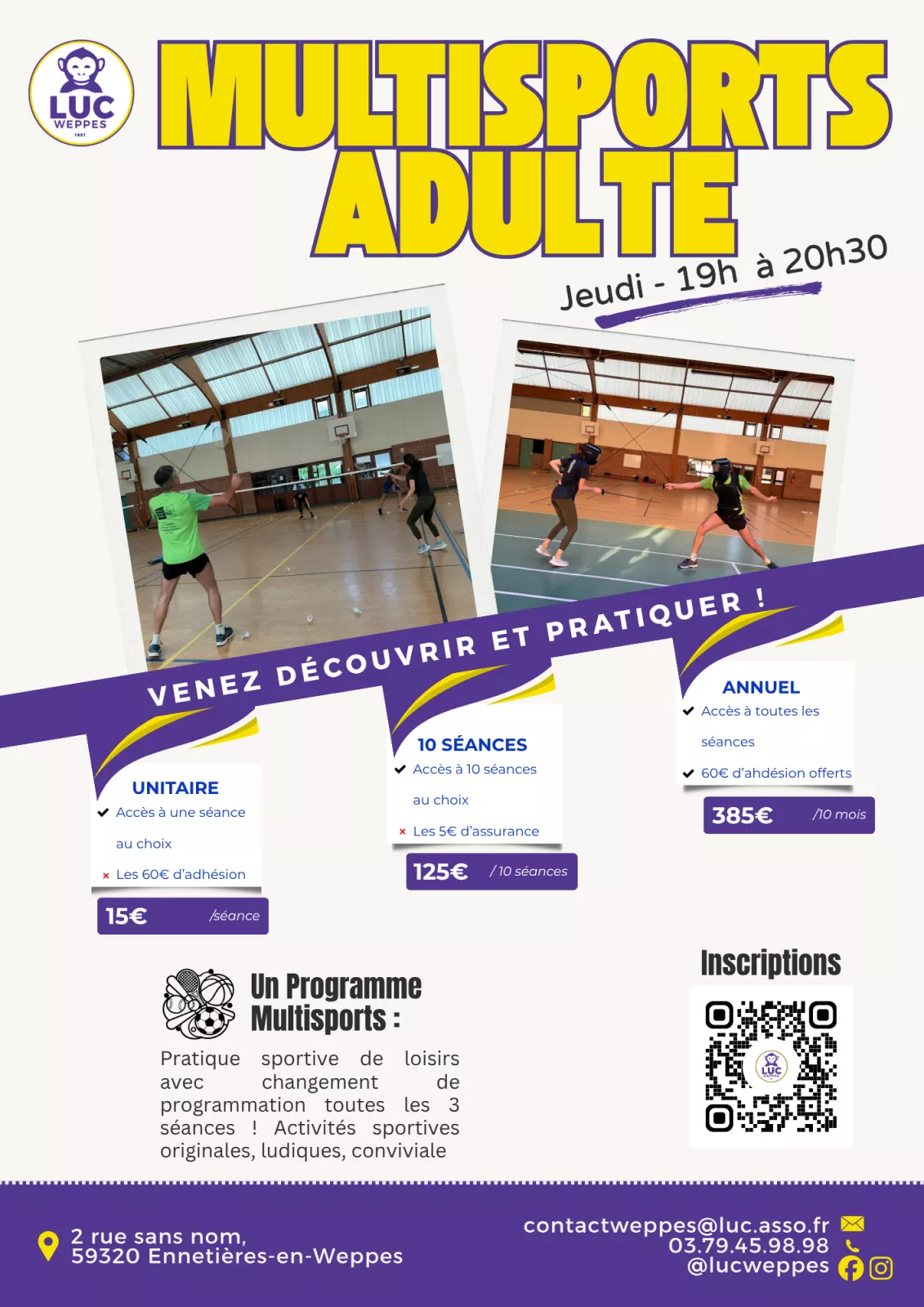 PICKELBALL et BADMINTON