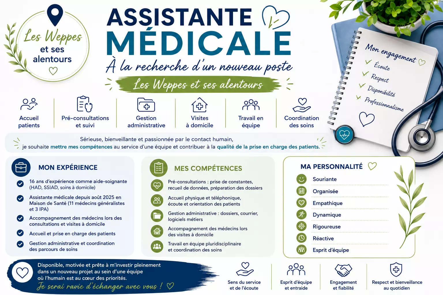 Poste d’assistante médicale