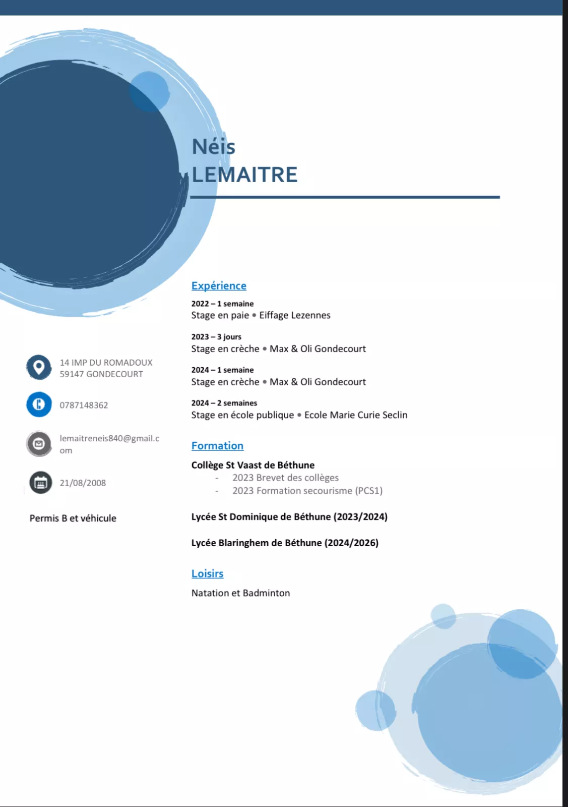 Job étudiant