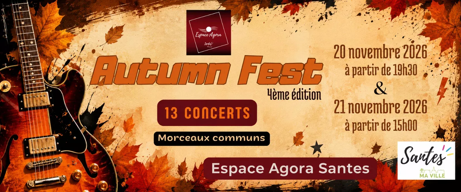 Autumn Fest à Santes - 20 et 21 nov 2026