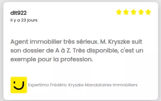 UN avis client parmis d'autres