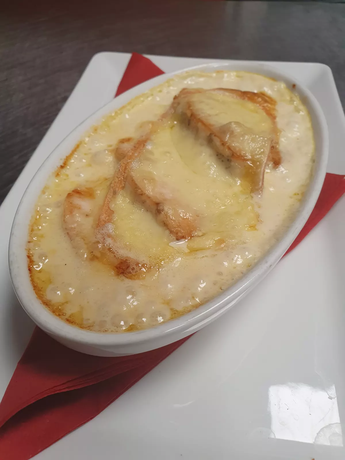 poulet gratiné au maroilles